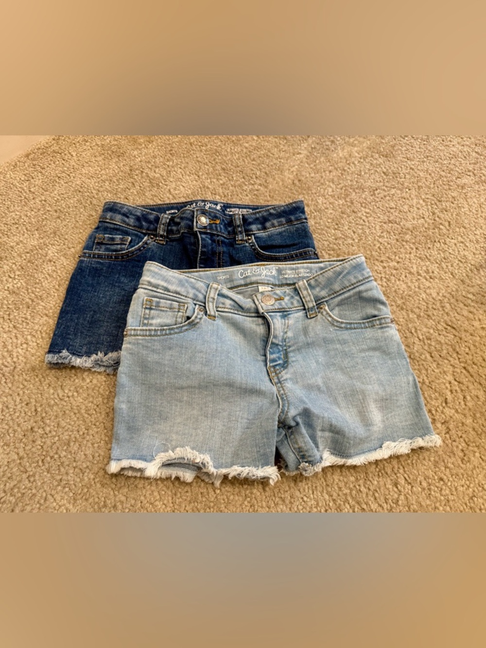 Cat & Jack Girls Jean Shorts Bundle
